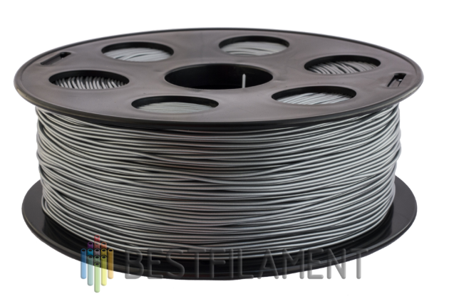 Серебристый металлик ABS пластик Bestfilament для 3D-принтеров 1 кг (2,85 мм)