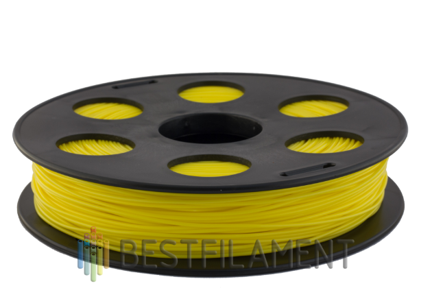 Желтый PLA пластик Bestfilament для 3D-принтеров 0,5 кг (1,75 мм) Желтый PLA пластик Bestfilament для 3D-принтеров 0,5 кг (1,75 мм)