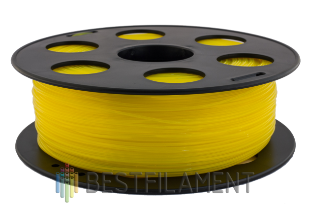 Желтый PLA пластик Bestfilament для 3D-принтеров 1 кг (1,75 мм) Желтый PLA пластик Bestfilament для 3D-принтеров 1 кг (1,75 мм)