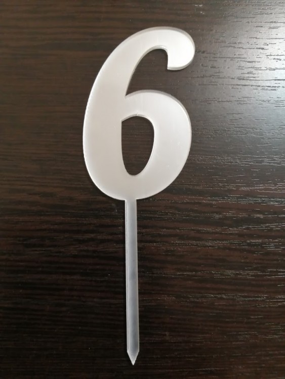 Топпер цифра 6 Топпер цифра 6