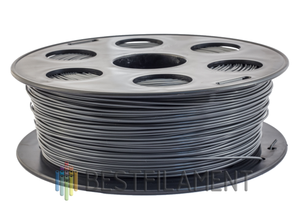 Темно-серый PLA пластик Bestfilament для 3D-принтеров 1 кг (1,75 мм)