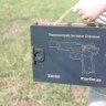 Деревянный пистолет Стечкина, игрушка-резинкострел окрашен под настоящий